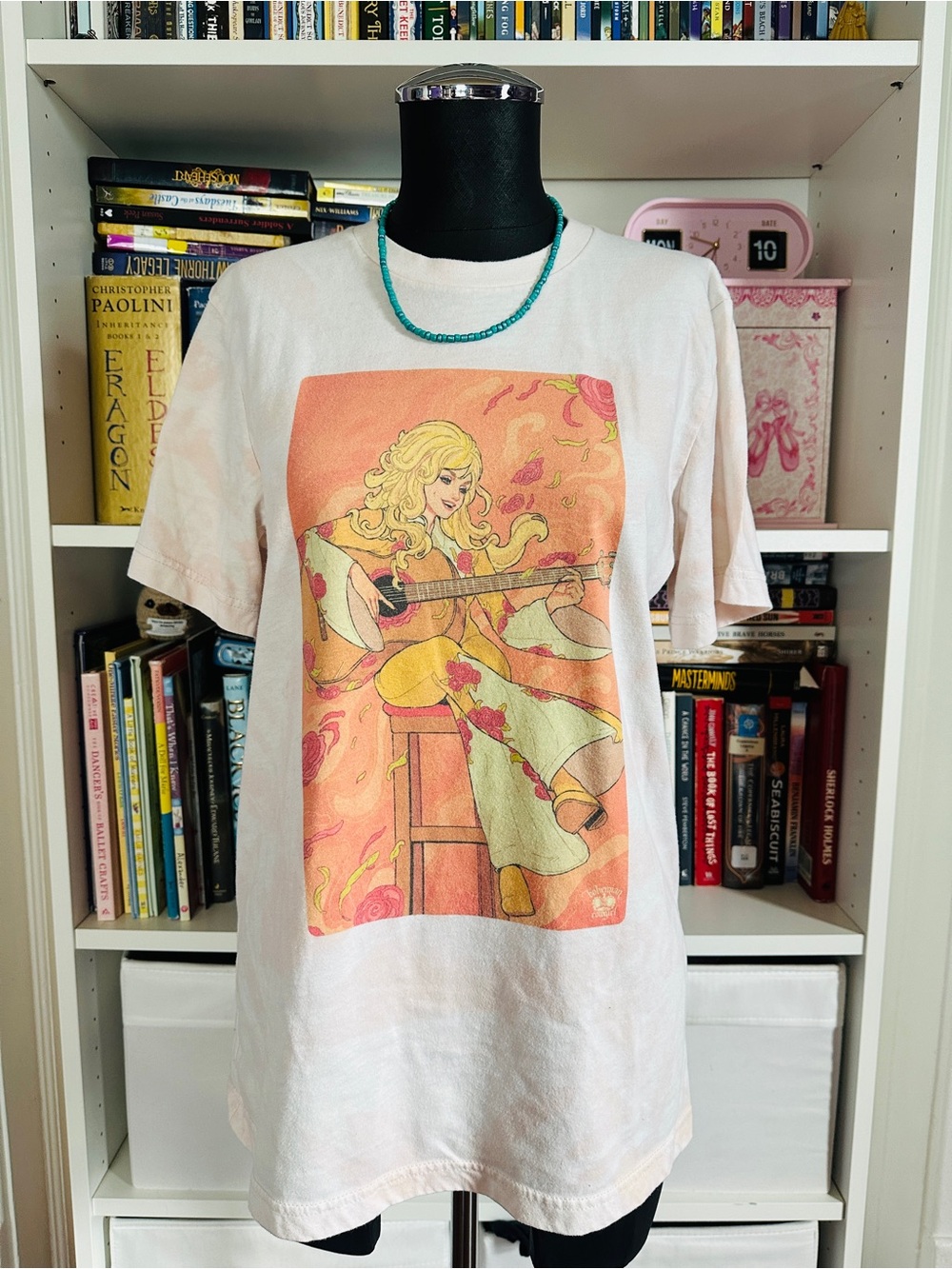 Bohemian cowgirl, Dolly Parton tie-dye graphic tee